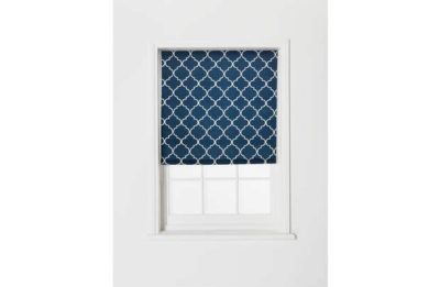 Collection Trellis Roller Blind - 3ft - Indigo